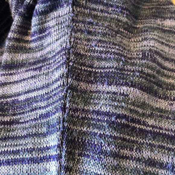 BCX PURPLE GREY OFF SHOULDER PULLOVER SWEATER M - Picture 10 of 10